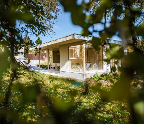 Pergola v zahradě